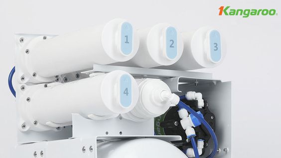 Máy lọc nước Kangaroo KG100MED quy trình lọc khép kín