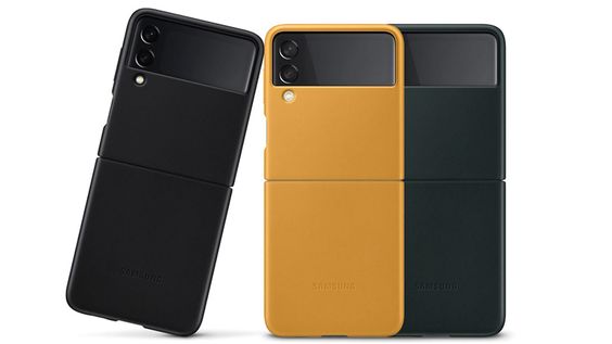 Ốp lưng Samsung Galaxy Z Flip3 Leather Cover 1