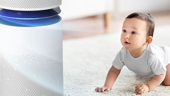 Máy lọc không khí LG PuriCare 2 tầng AS10GDWH0.ABAE Safeplus an toàn cho trẻ