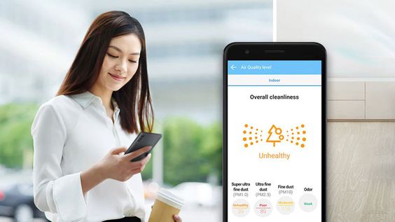 Máy lọc không khí LG PuriCare 1 tầng Safeplus điều hành tiện lợi