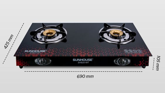 Bếp gas Sunhouse SHB201MT sử dụng dễ dàng