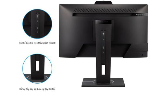 Màn hình Viewsonic VG2440V - Gắn trực tiếp lên tường, tiết kiệm diện tích