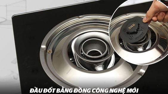 Sunhouse SHB3365 trang bị đầu đốt đồng thau chất lượng 