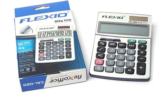 Máy tính cầm tay văn phòng Flexio CAL-02S 1