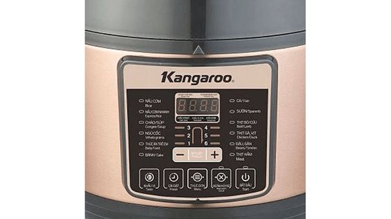 Nồi áp suất điện Kangaroo KG6P1 cung cấp 12 chế độ nấu