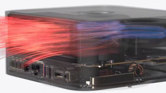 Hệ thống tản nhiệt Mac Studio M1 Ultra 2022