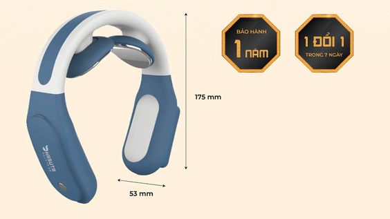 Máy massage cổ vai gáy Hasuta HMN-160 nhỏ gọn thời trang
