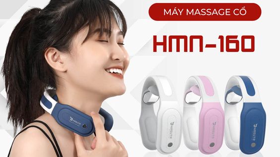 Máy massage cổ vai gáy Hasuta HMN-160 cải thiện tuần hoàn máu