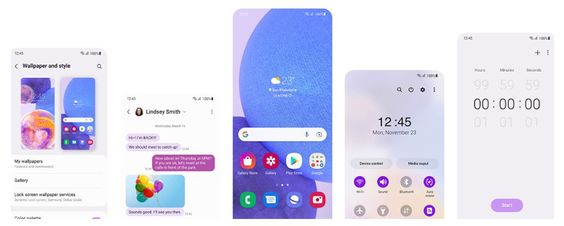 Giao diện Samsung Galaxy A23 4G