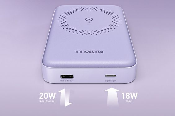 Pin sạc dự phòng Magsafe Innostyle PowerMag 15W 2in1 QC/PD 20W 10000mAh 99
