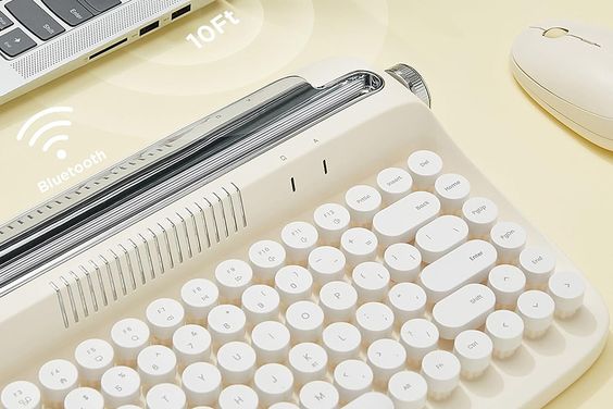 Bàn phím Bluetooth mini kiểu cổ điển ACTTO B303 30