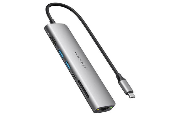 Cáp Hub USB-C 7 in 1 HD22H Hyperdrive