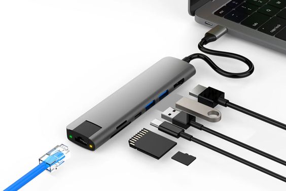 Cáp Hub USB-C 7 in 1 HD22H Hyperdrive 3