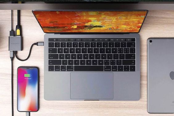 Cáp Hub USB-C 3 in 1 HD259A Hyperdrive 3