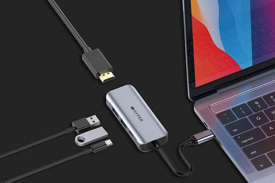 Cáp Hub USB-C to HDMI 4K 60Hz 4 in 1 HD41 Hyperdrive 39