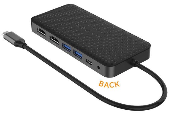 Cáp Hub USB-C to HDMI Dual 4K 10 in 1 Hyperdrive 3