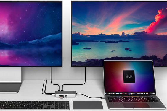 Cáp Hub USB-C to HDMI Dual 4K 10 in 1 Hyperdrive