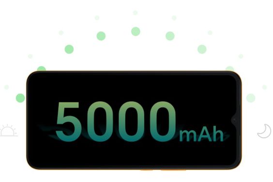 Pin lớn trên Honor X5