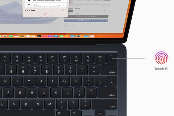 Bàn phím MacBook Air 15 inch M2 2023
