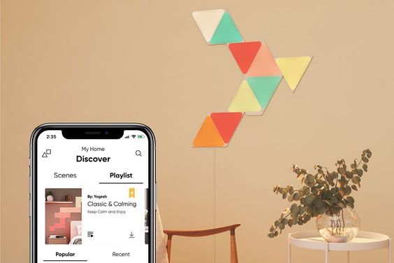 Đèn thông minh Nanoleaf Shapes Tam Giác Nhỏ 9 ô đèn (bộ khởi động) 2