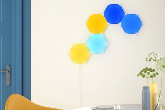 Đèn thông minh Nanoleaf Shapes Lục Giác 9 ô đèn (bộ khởi động) 12