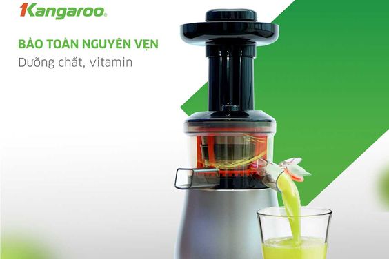Máy ép chậm Kangaroo KG150SJ sử dụng công nghệ ép chậm