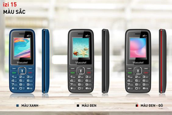 Phím bấm dễ nhìn, ba màu sắc để lựa chọn