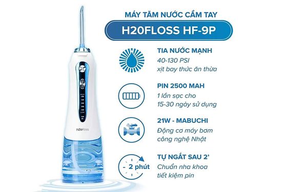 Máy tăm nước cầm tay H2OFloss HF-9P 2