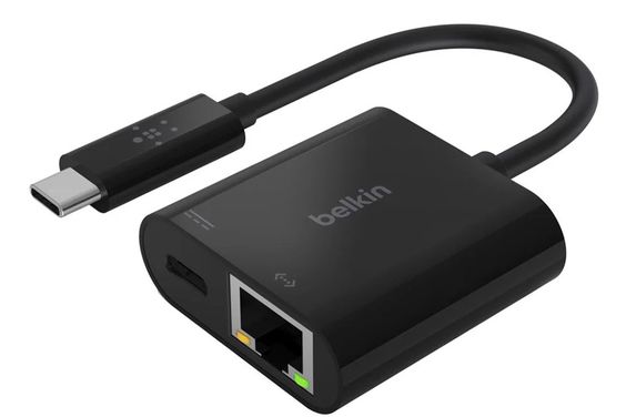 Cáp Hub USB-C to GIGABIT ETHERNET PD 60W Belkin 1