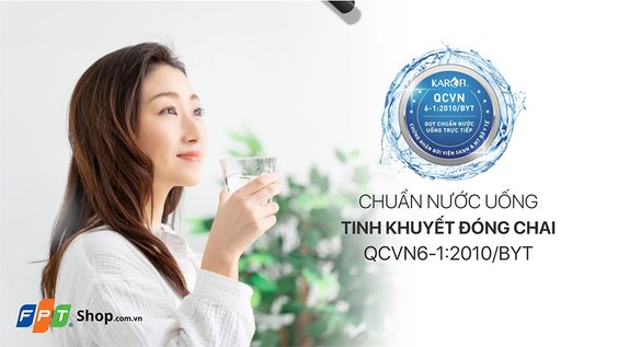 Máy lọc nước Karofi KAD-D52 với 10 lõi lọc