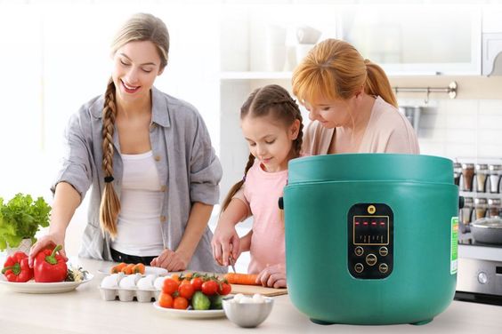 Công suất mạnh mẽ, nấu nhanh gấp 3 lần nồi cơm thường 