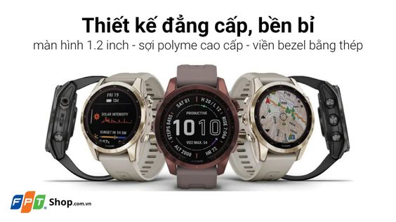 Tối ưu Garmin Fenix 7S Sapphire Solar