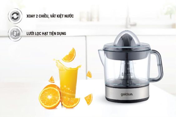 Tính năng tự đảo chiều vắt kiệt từng tép cam