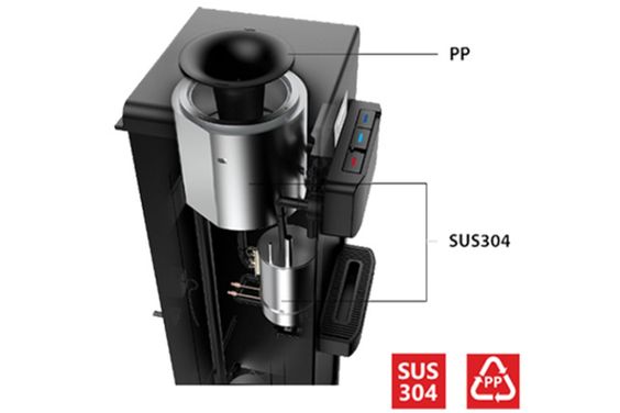 cây nước nóng lạnh Toshiba RWF-W1917TV được chế tạo từ vật liệu cao cấp, an toàn 
