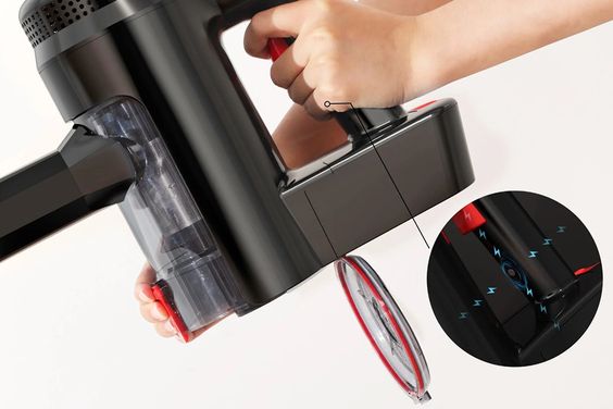 Bình chứa bụi 1,2 lít có chốt tháo/lắp tiện lợi