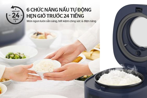 Nồi cơm điện tử Sunhouse 1 lít SHD8802 9