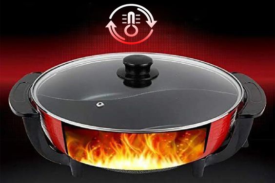 Nồi lẩu điện Mishio được sản xuất từ chất liệu an toàn