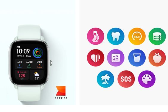 Chỉ số trên Amazfit GTS 4 Mini
