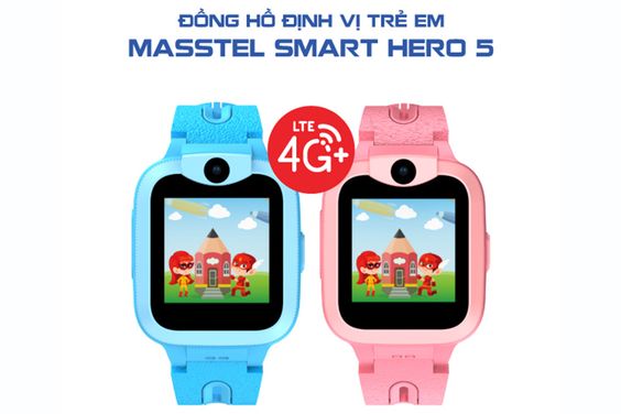 Đồng hồ định vị trẻ em Masstel Smart Hero 5 4G
