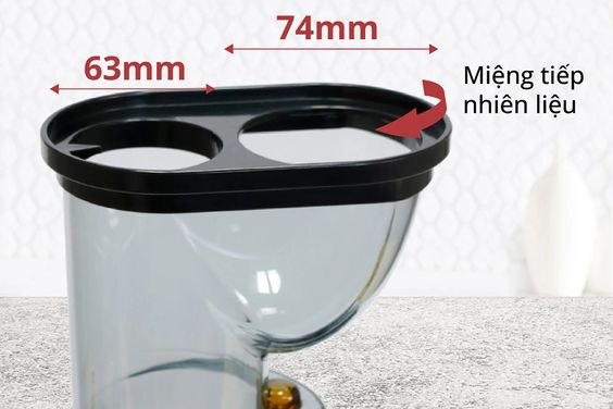 Ép nguyên liệu mà không cần xắt nhỏ