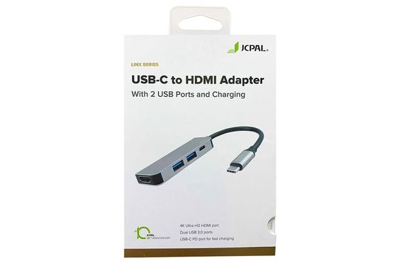 Cáp Hub USB-C To HDMI 4 in 1 JCPal