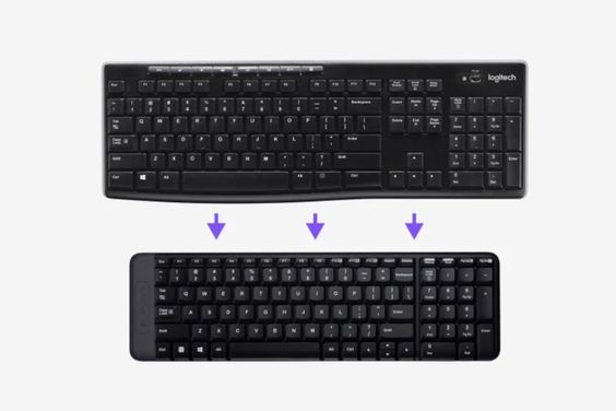 Bộ bàn phím chuột không dây Logitech MK220 123