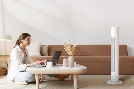 Quạt tháp Xiaomi Smart Tower Fan thổi gió nhẹ nhàng