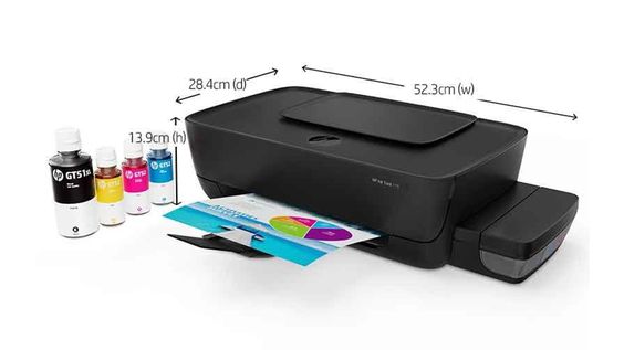 thiết kế HP Ink Tank 115