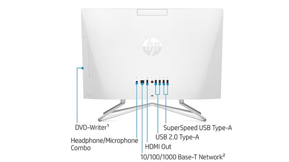 Máy tính All-in-One HP 22-df0131d Rất nhiều cổng kết nối
