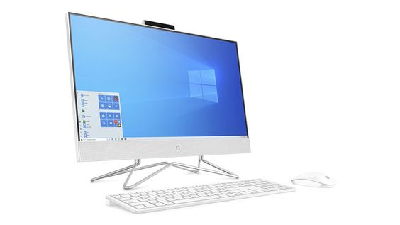 Máy tính All-in-One HP 22-df0131d Bàn phím và chuột đồng bộ