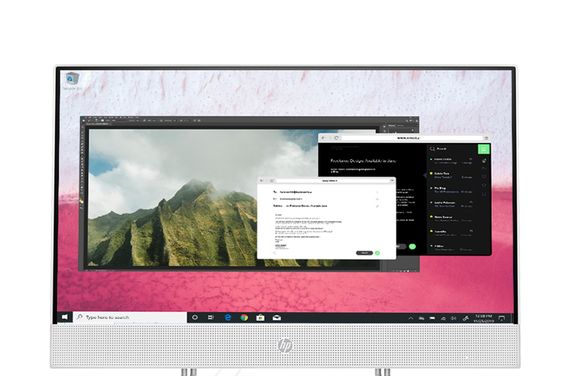 Máy tính All-in-One HP 22-df0131d Màn hình lớn Full HD sắc nét