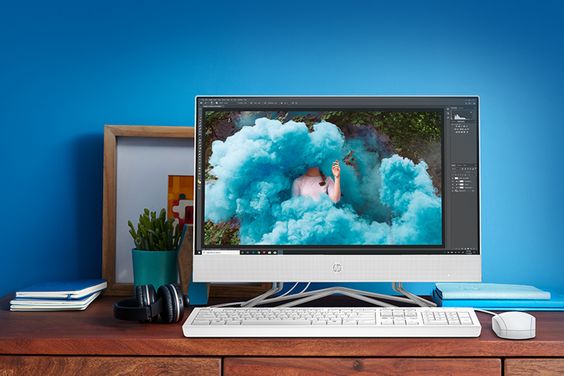 Máy tính All-in-One HP 22-df0131d Thiết kế tối giản cho không gian làm việc