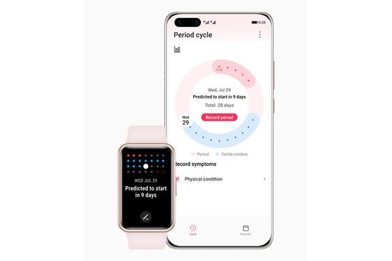 kinh nguyệt Huawei Watch Fit