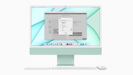 bàn phím chuột iMac 24" 2021 Retina 4.5K M1
